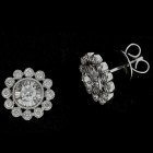 1 1/2CT CT Diamond Stud Earrings 